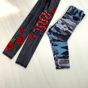 Terez Two Pair Set 3/4 length leggings